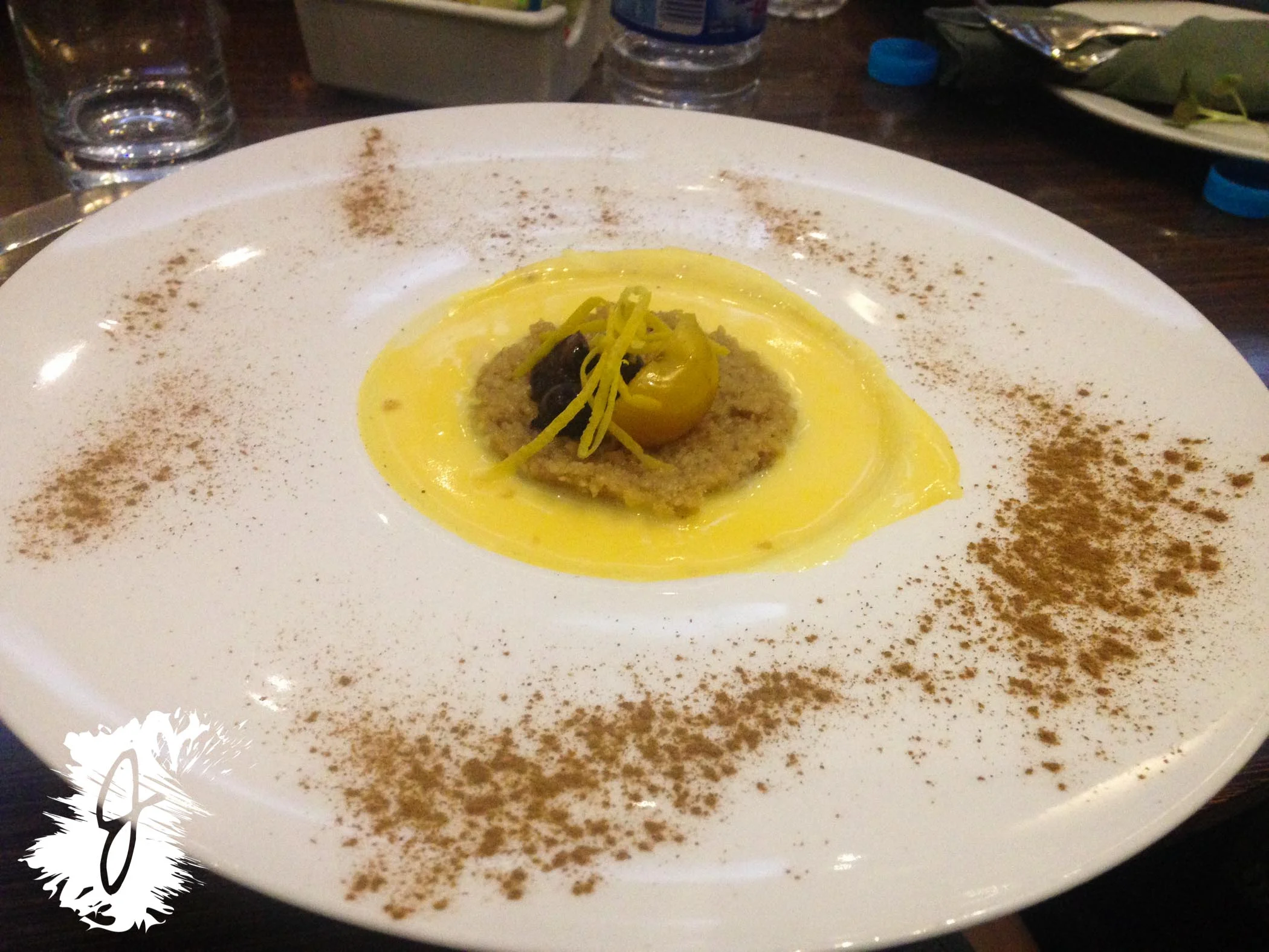  Apple crumble dessert, this was also delicious. 