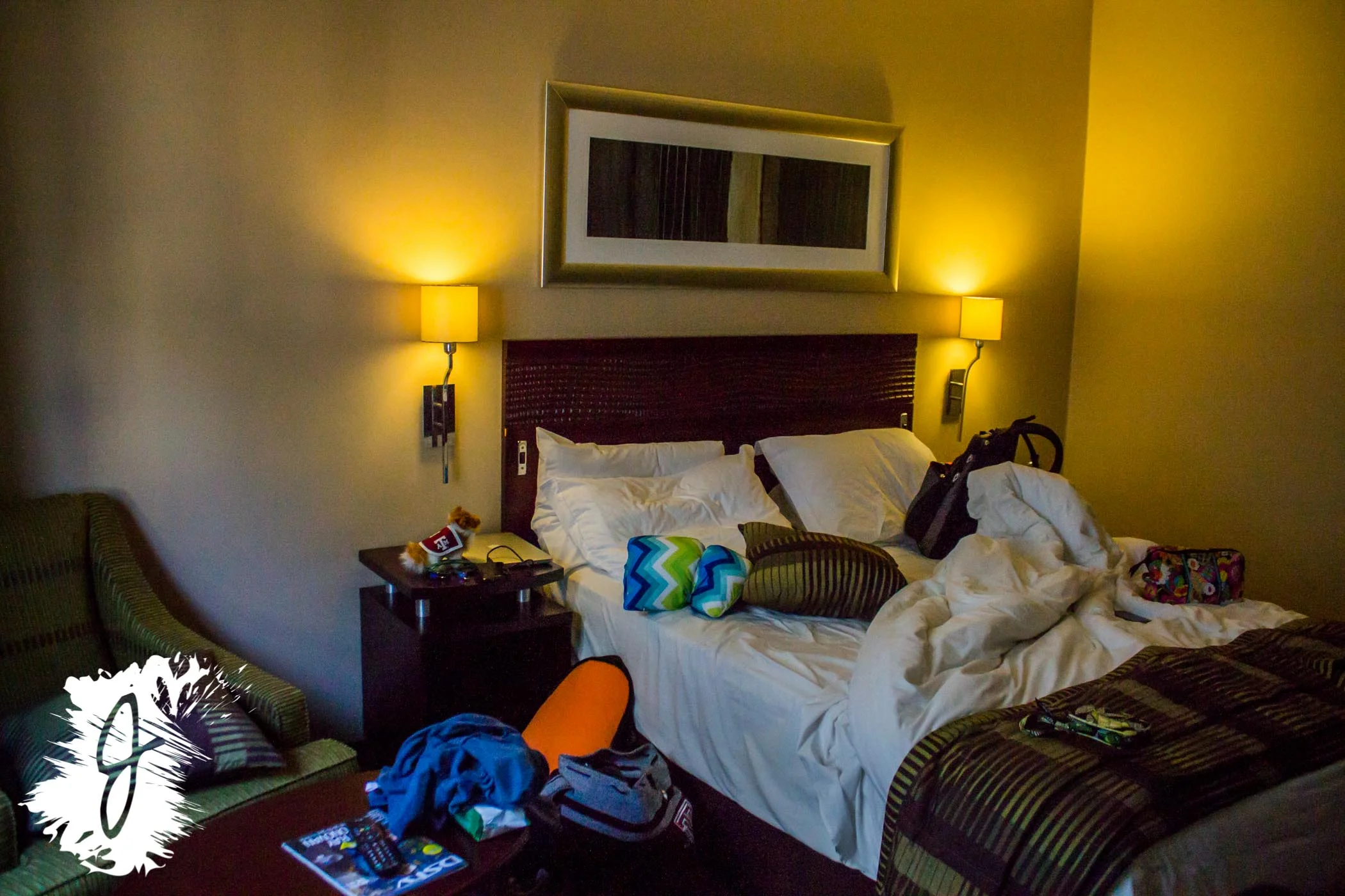  Last minute picture of our room. 