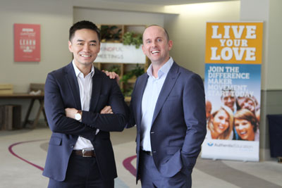 Cham Tang (L) & Benjamin J Harvey (R) Founders of Authentic Education