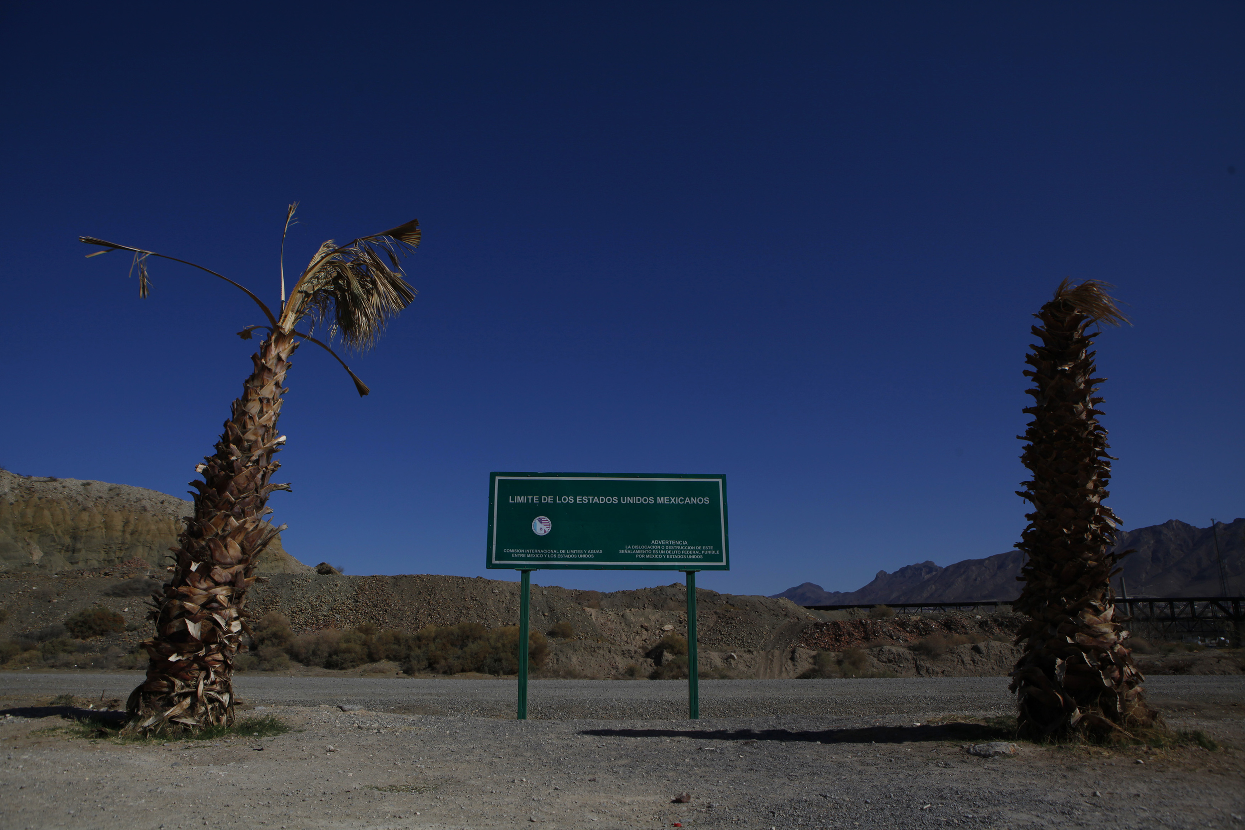   Border line, Juarez, Mexico. 2013  