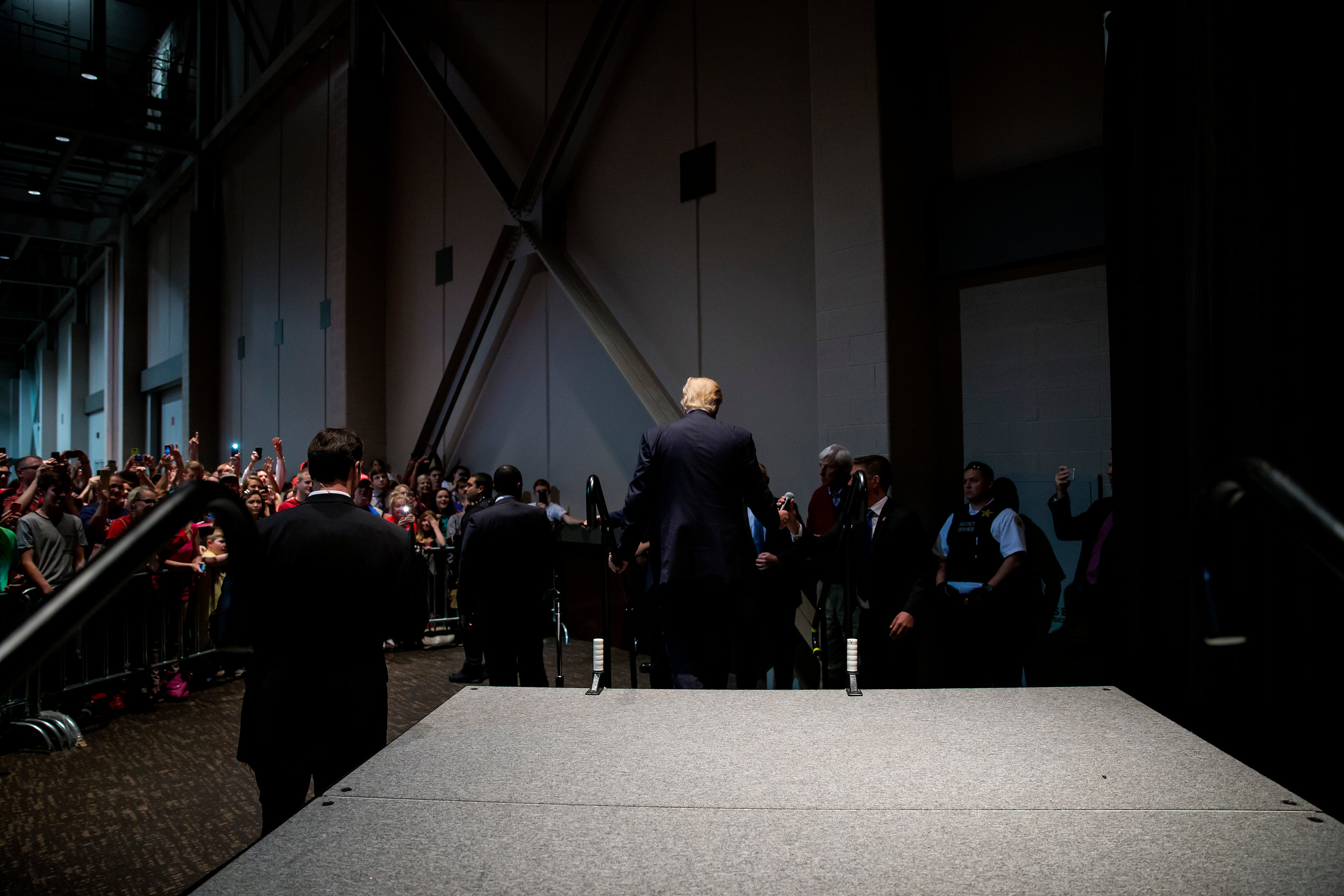   Donald Trump. Evansville, IN. 2016  