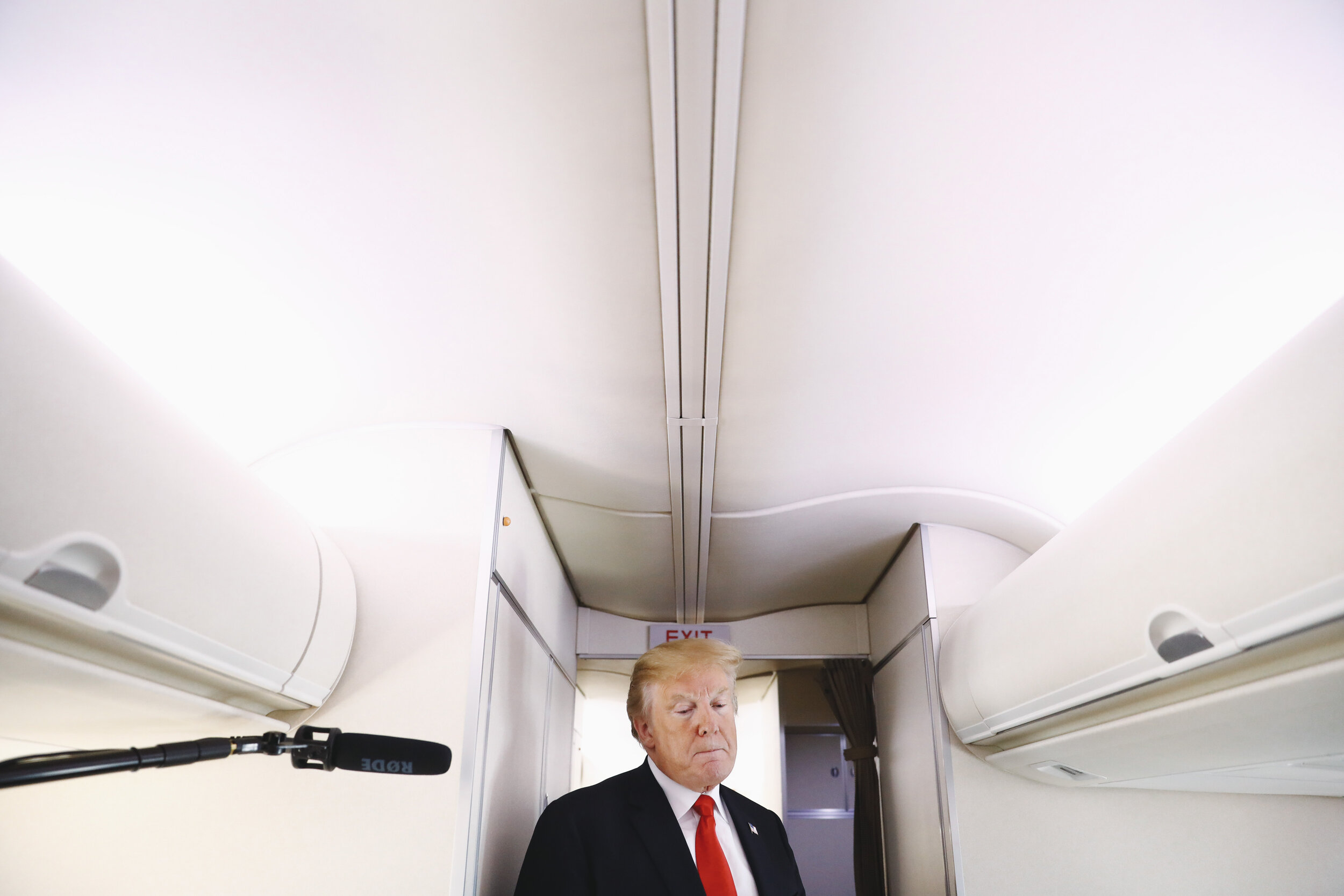   President Donald Trump, Air Force One. 2018  