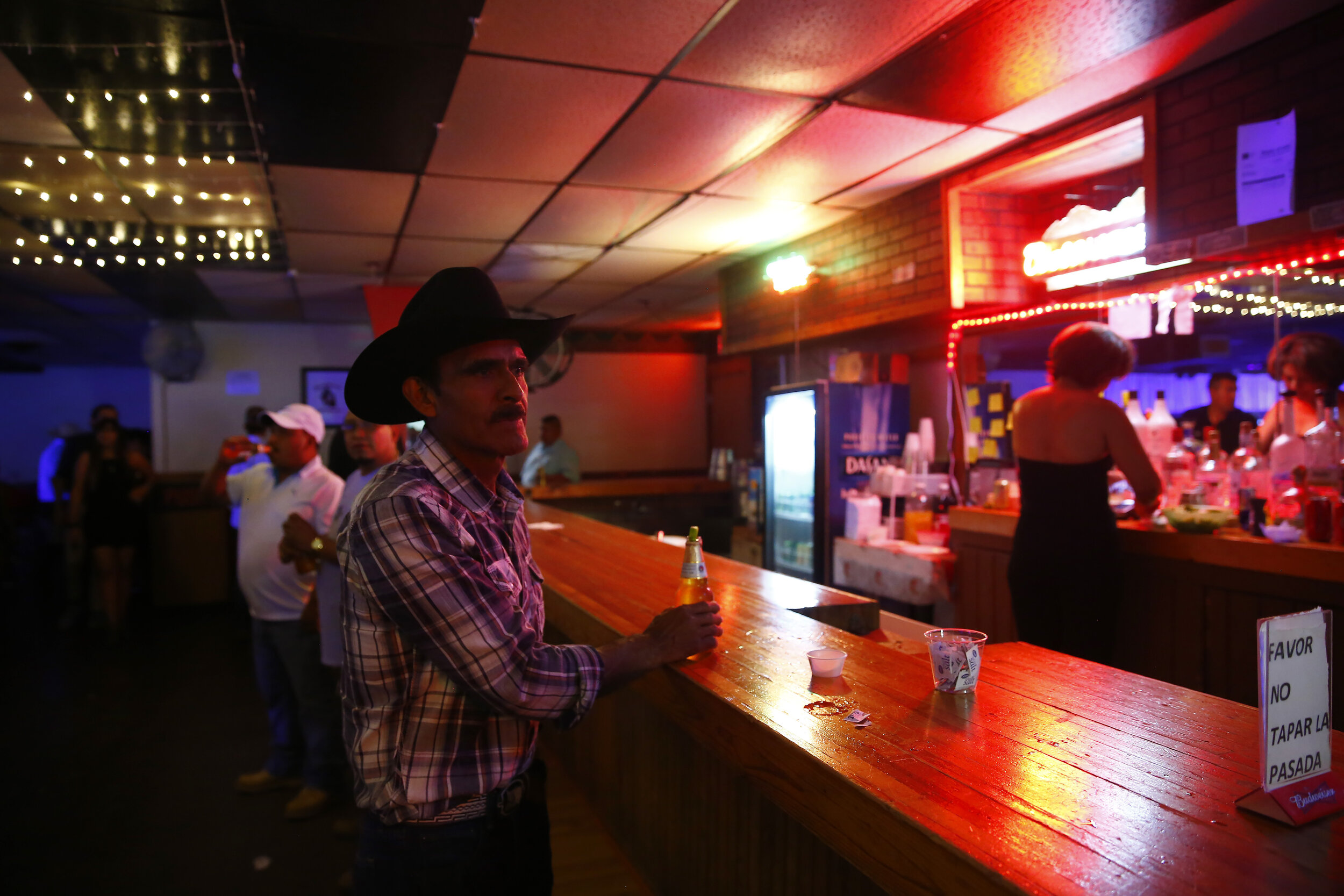   Flamas Night Club in West Liberty, IA. 2019. The town is in Muscatine County, Iowa, and as of the 2010 U.S. Census was the only city in the state to have a majority Hispanic population.  