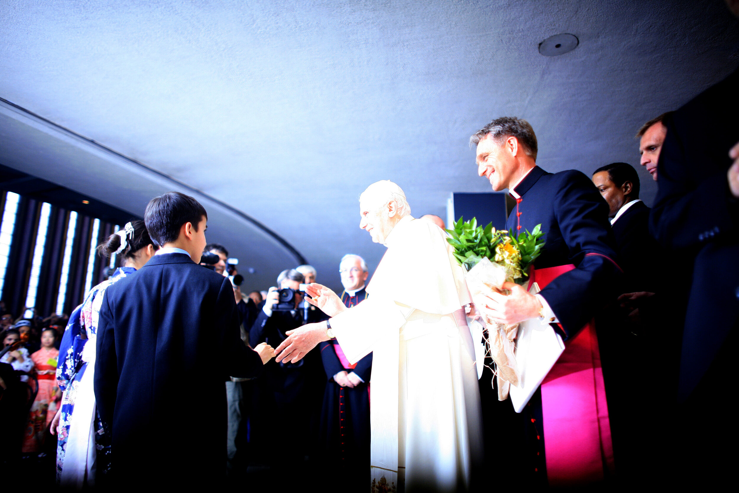   Pope Benedict XVI, United Nations headquarters. New York, NY. 2008  
