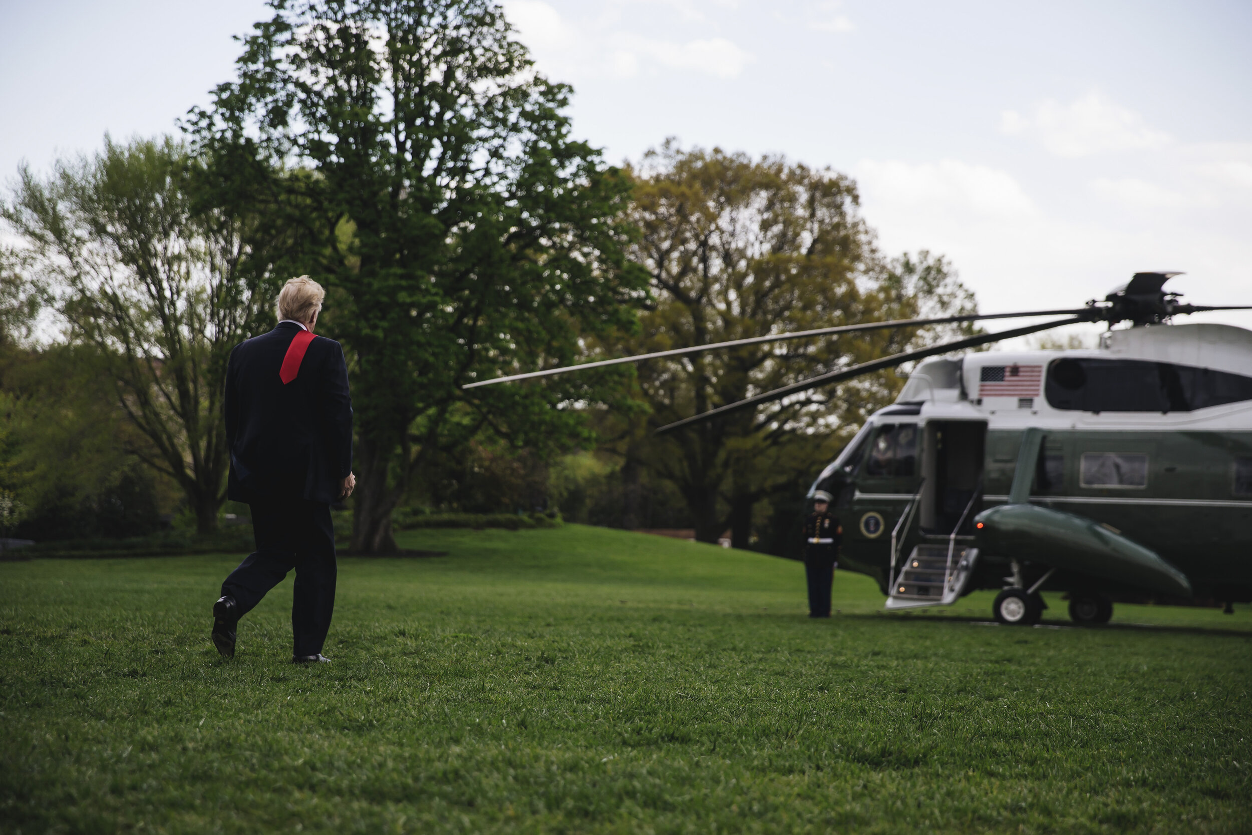   From     Trump:President:     President Donald Trump, The White House. Washington DC. 2018  