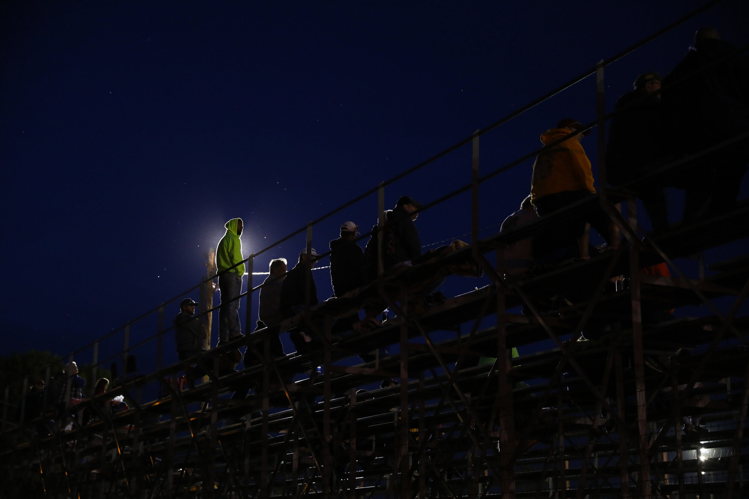   Saturday night dirt track racing in West Liberty, IA. 2019. The town is in Muscatine County, Iowa, and as of the 2010 U.S. Census was the only city in the state to have a majority Hispanic population.  