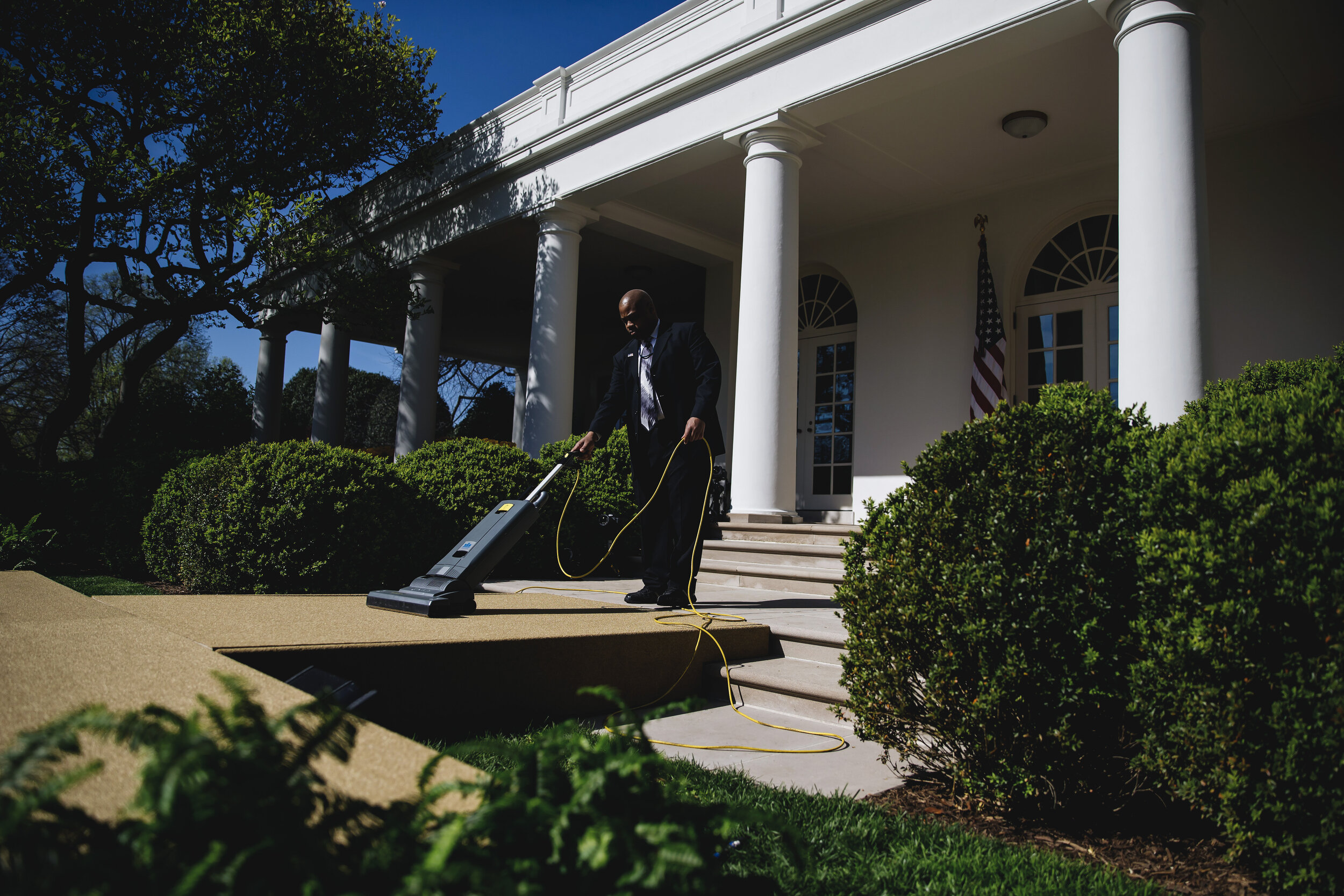   Rose Garden, The White House. Washington DC. 2017  