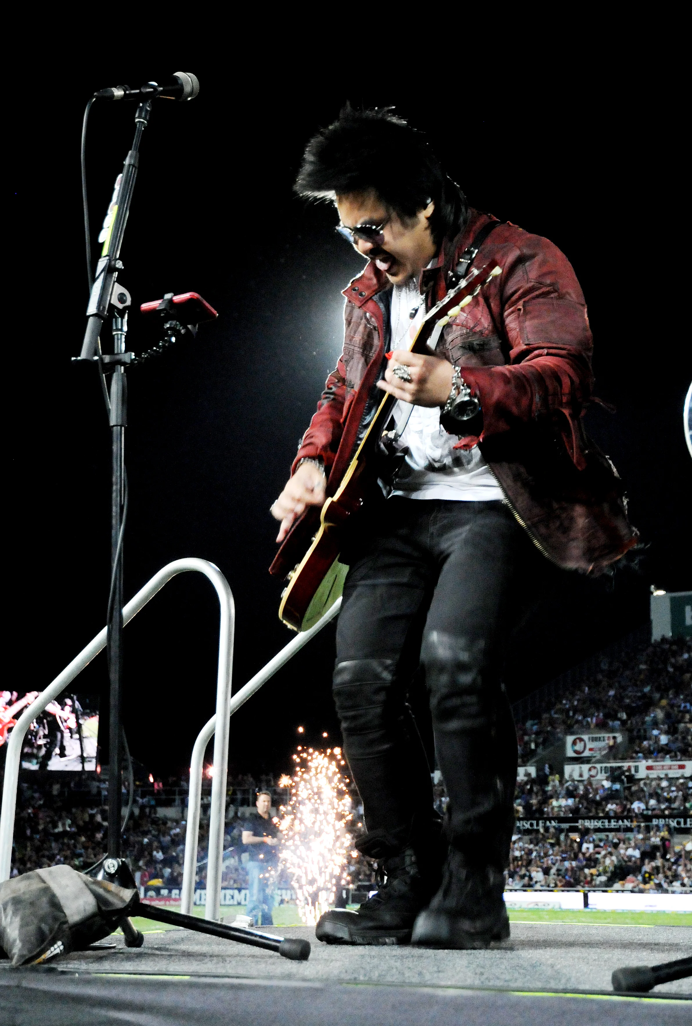  Photo by Lori Neilsen Photography, halftime peformance at 1300 Smiles Stadium in Townsville, Australia - with Andy The Kid. 