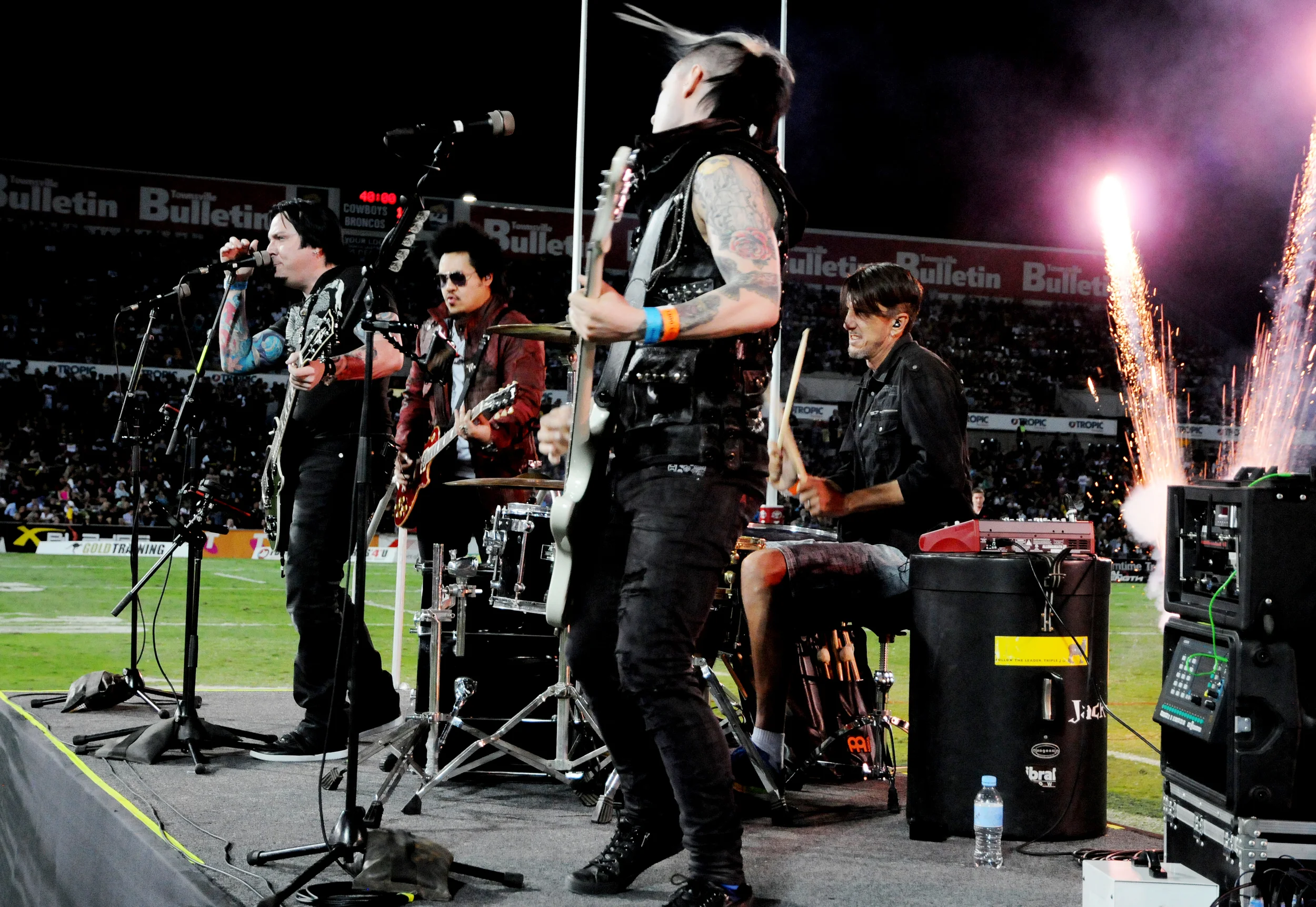  Photo by Lori Neilsen Photography, halftime peformance at 1300 Smiles Stadium in Townsville, Australia - with Andy The Kid. 