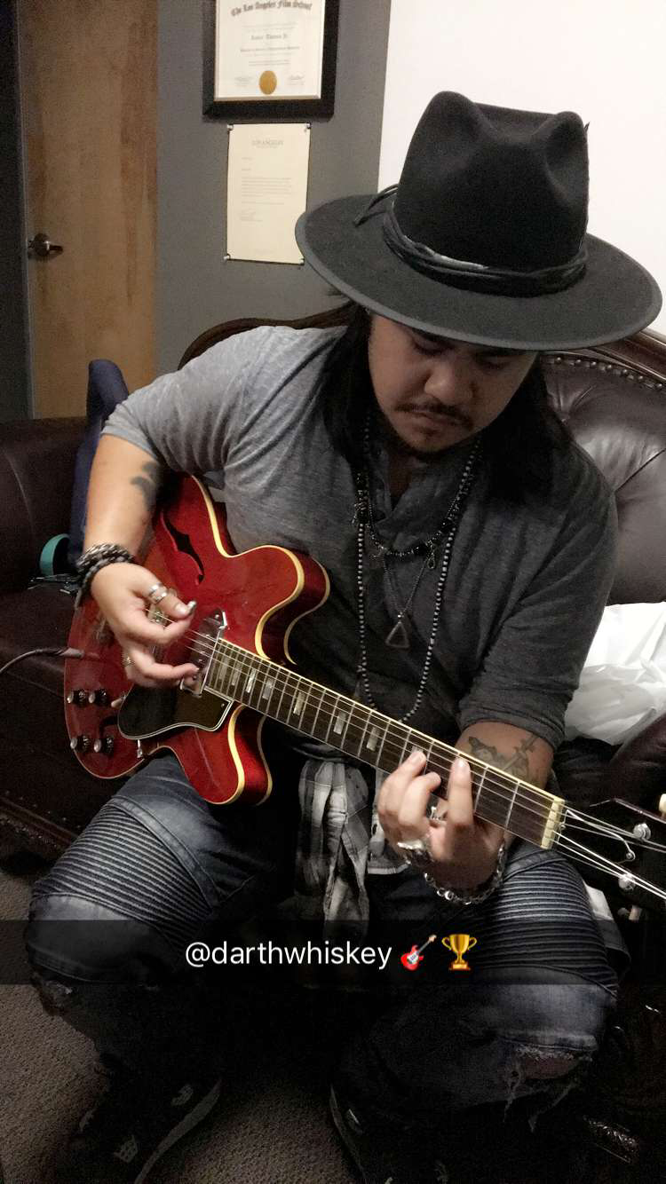  Studio session with Frank “Knuckles” Walker of The Roots 