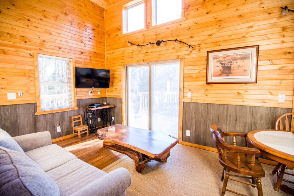 Hopewell Croft Living Room - Adams County Cabin Rental