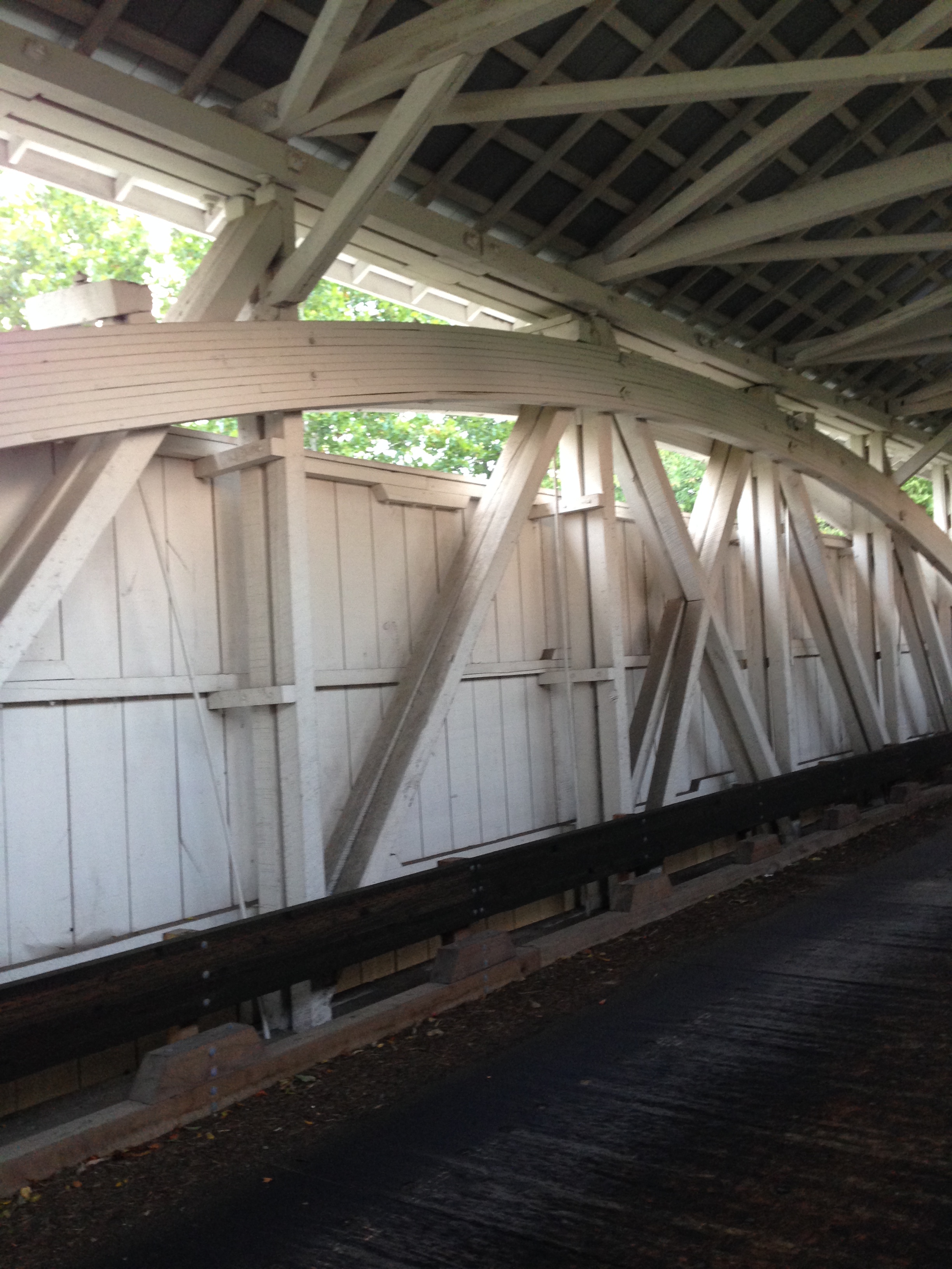 Arch Trusses on the Harshaville Bridge