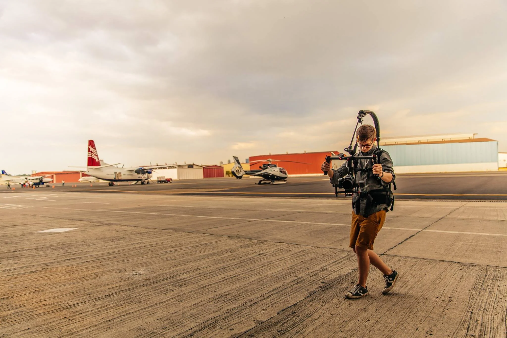 Ronin-M and Easyrig at the Heliport Photo credit: Yasha Malekzad