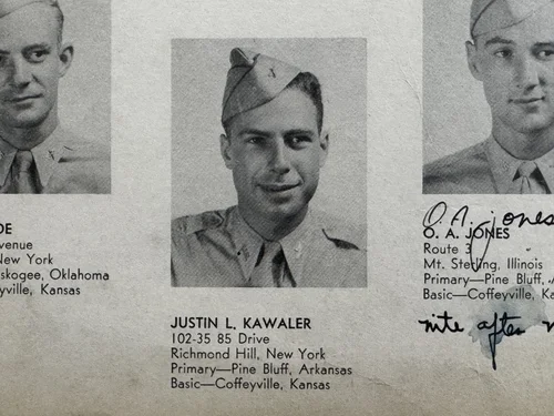Justin Kawaler - Army Air Corps 1942-45 — USA WARRIOR STORIES