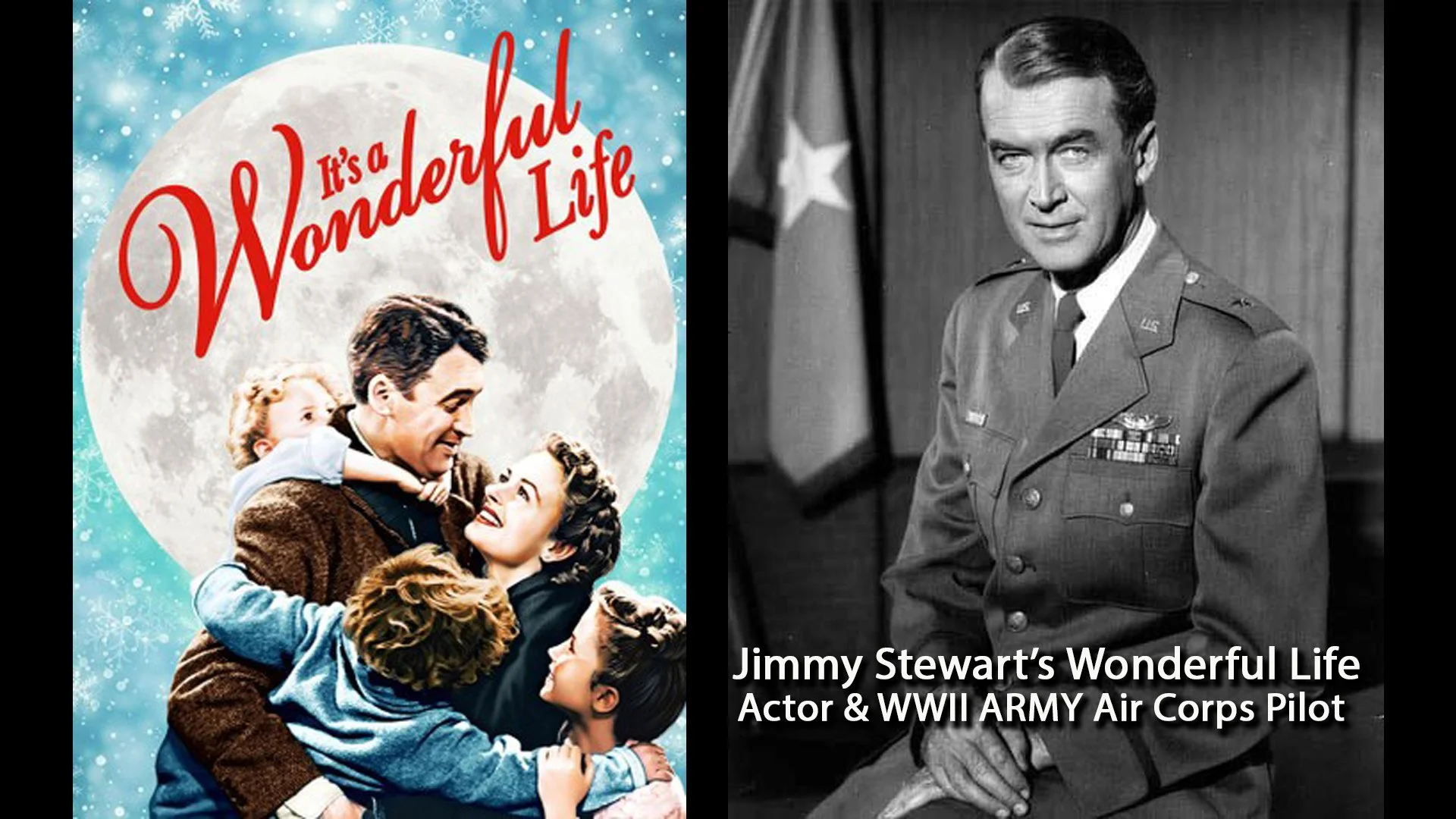 Jimmy Stewart's Wonderful Life - Actor and WWII Army Air Corps Pilot