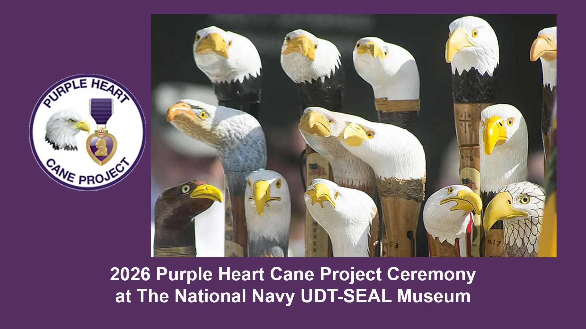 Purple Heart Cane Project Ceremony - 2026