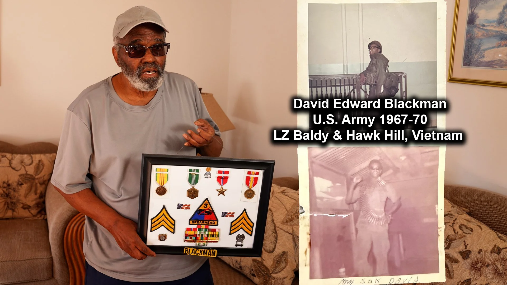 David Blackman – U.S. Army 1967-70 / LZ Baldy and Hawk Hill, Vietnam