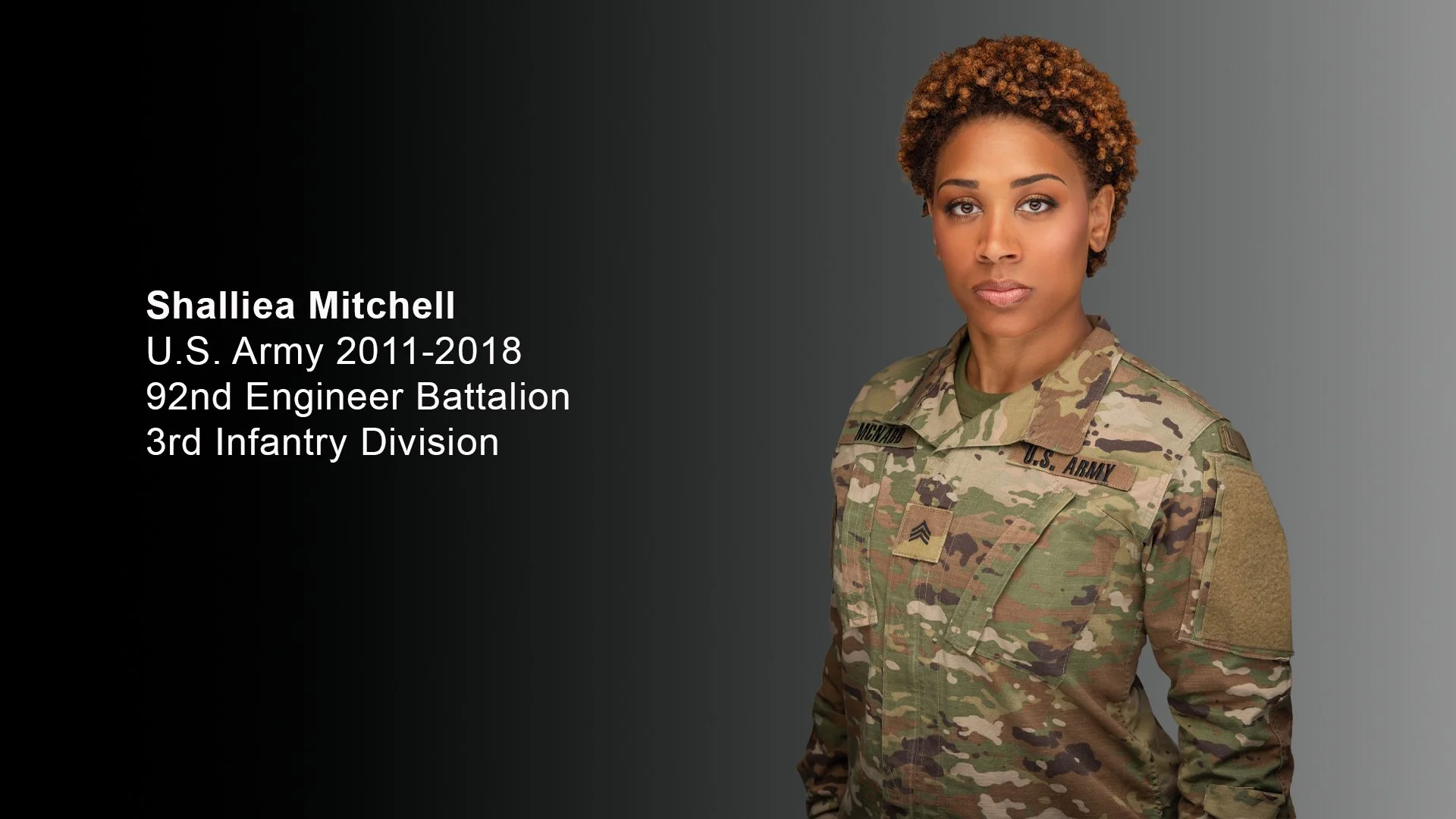 Shalliea Mitchell - U.S. Army 2011-2018