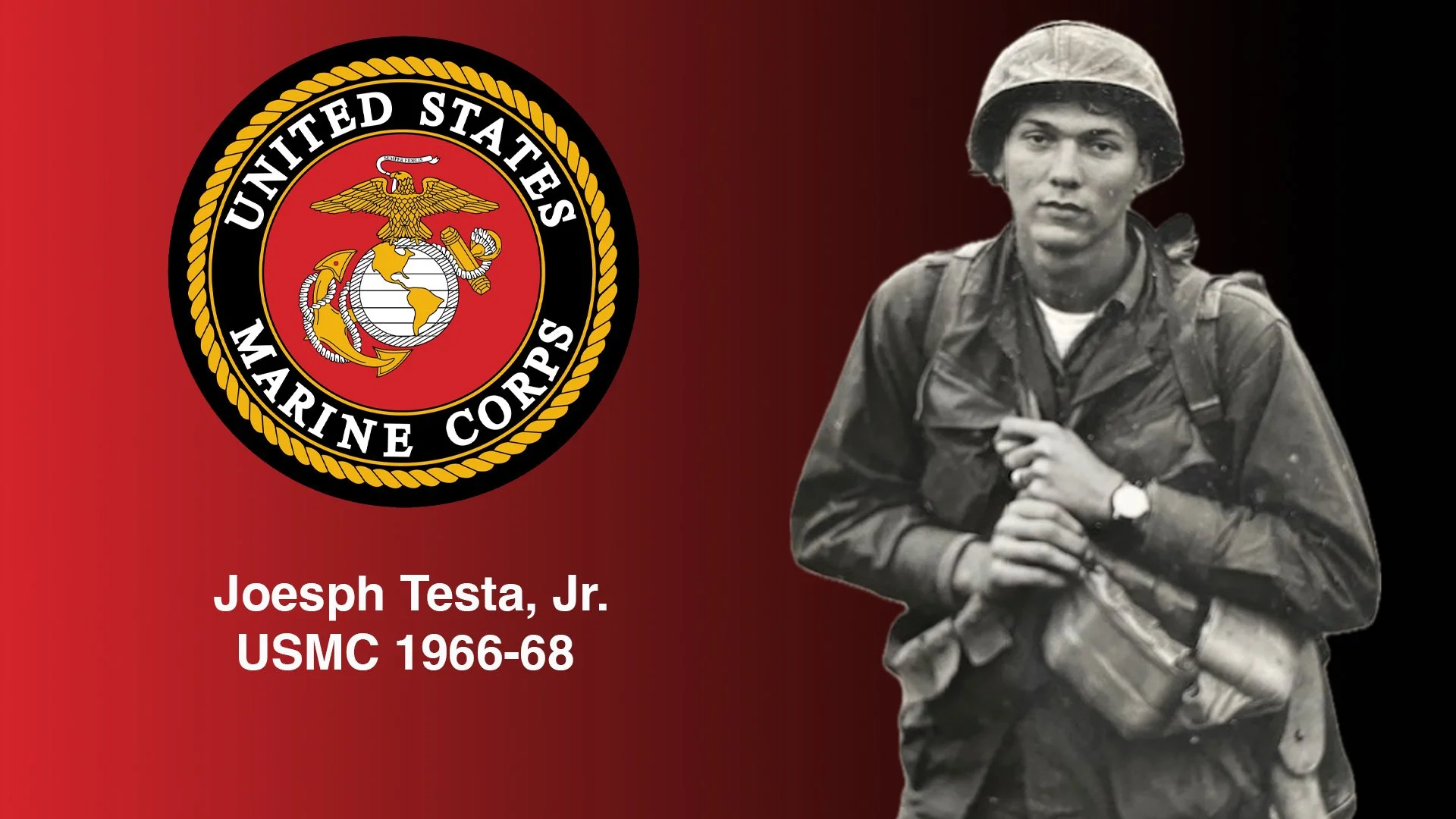 Joseph Testa Jr. - USMC 1966-68