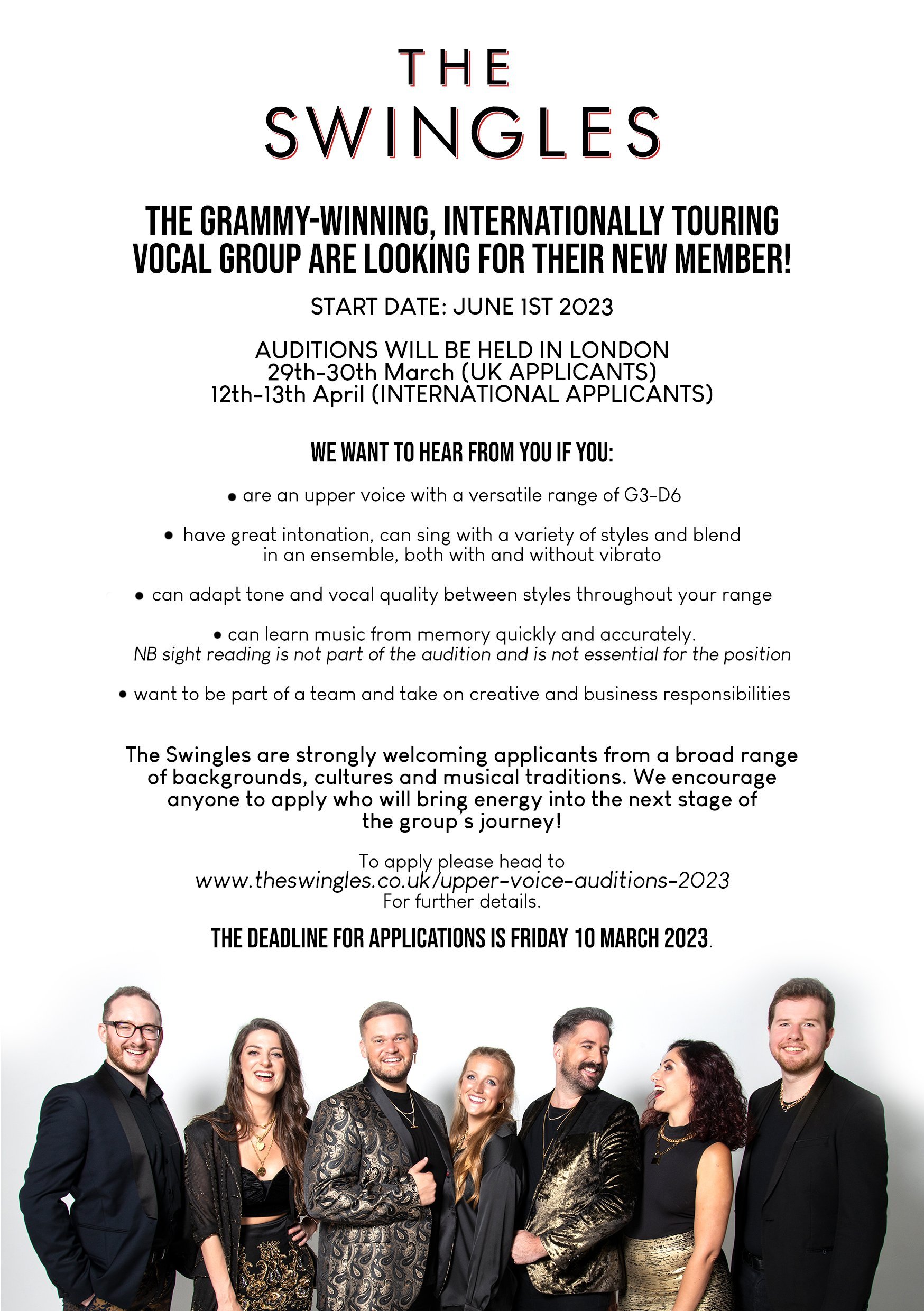 Upper Voice Auditions