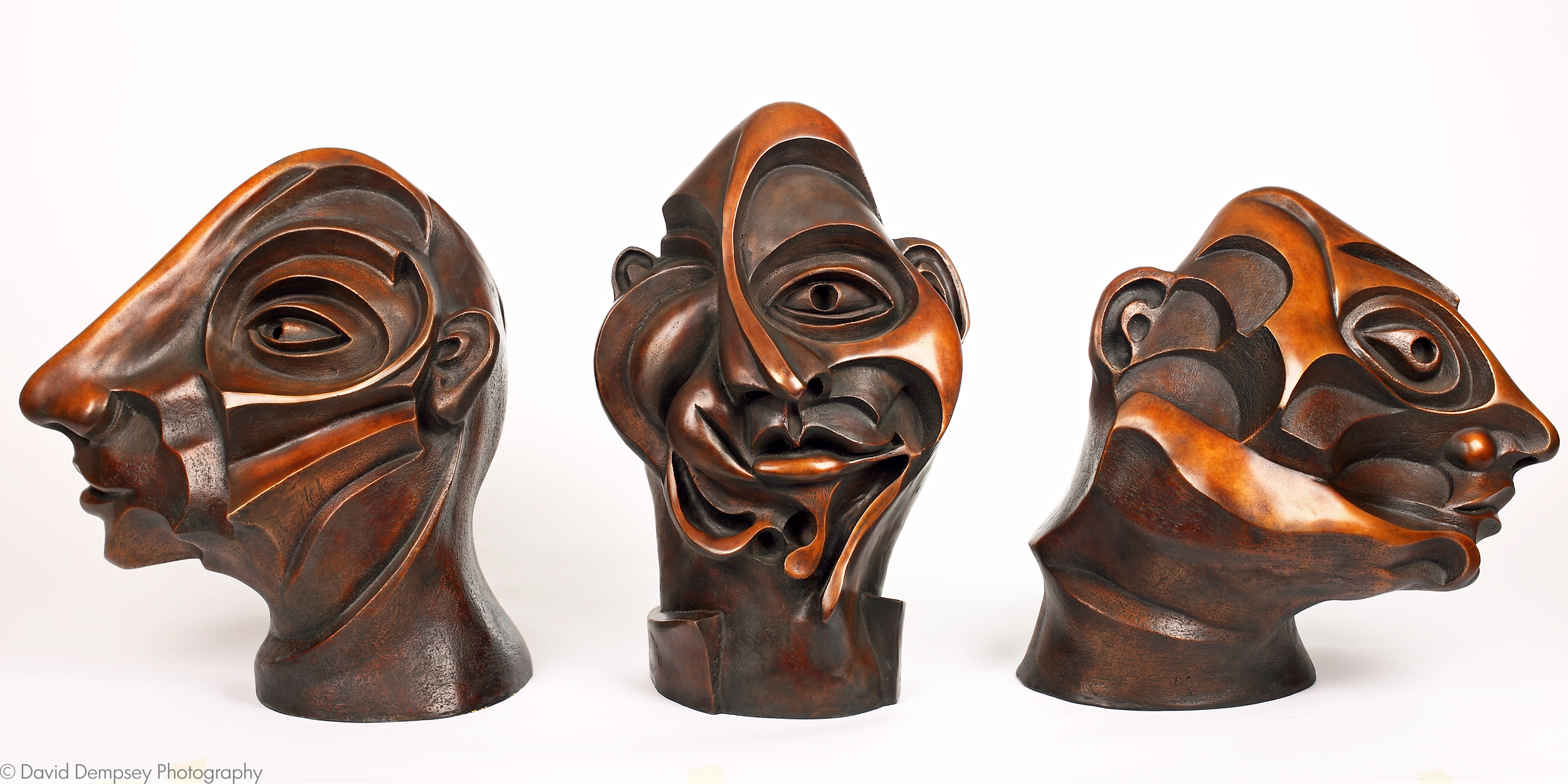 Bronze heads