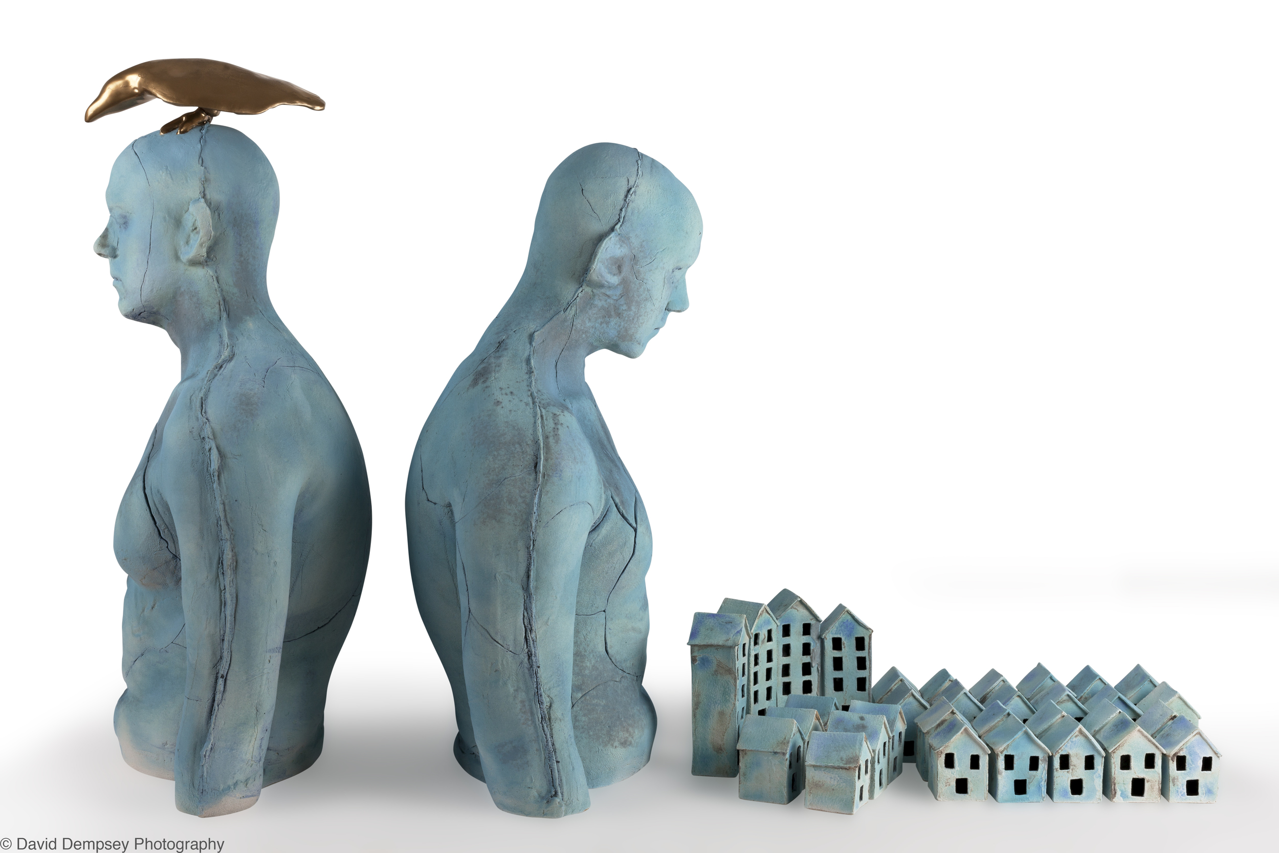 Torsos & houses by Eleanor Swan