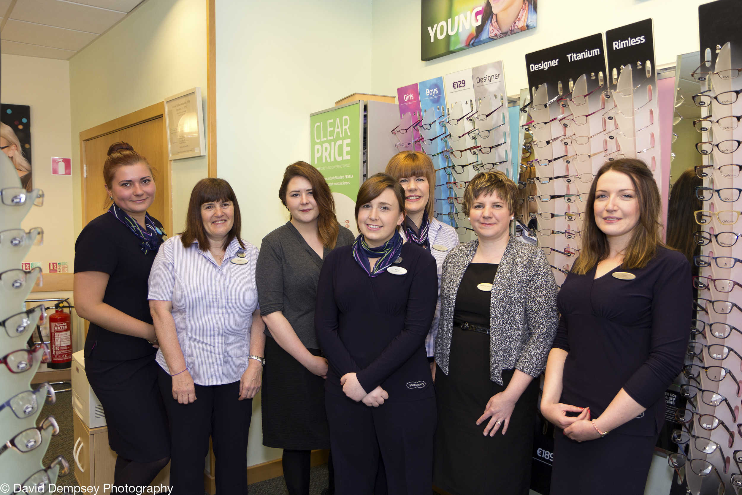 Staff at Specsavers