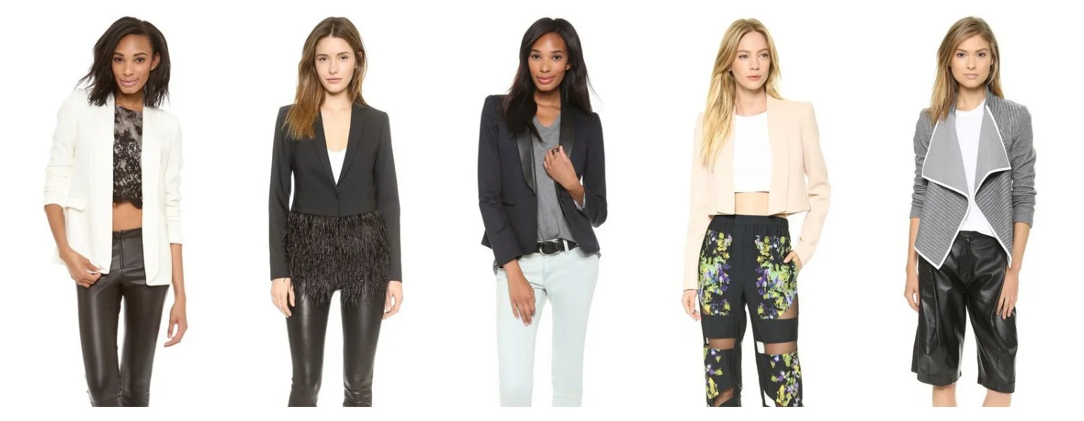 5 blazers to transition you into layer weather.