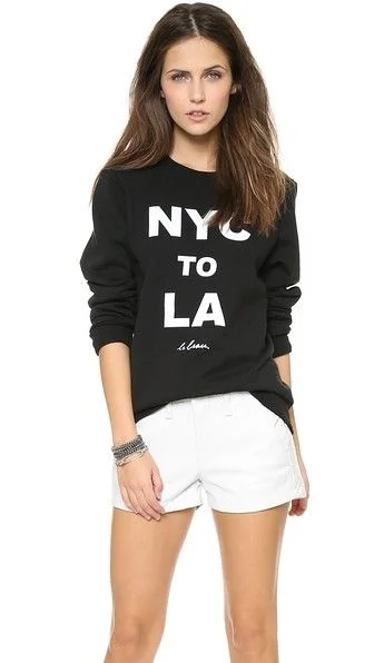 How to style a sweatshirt and still look chic!