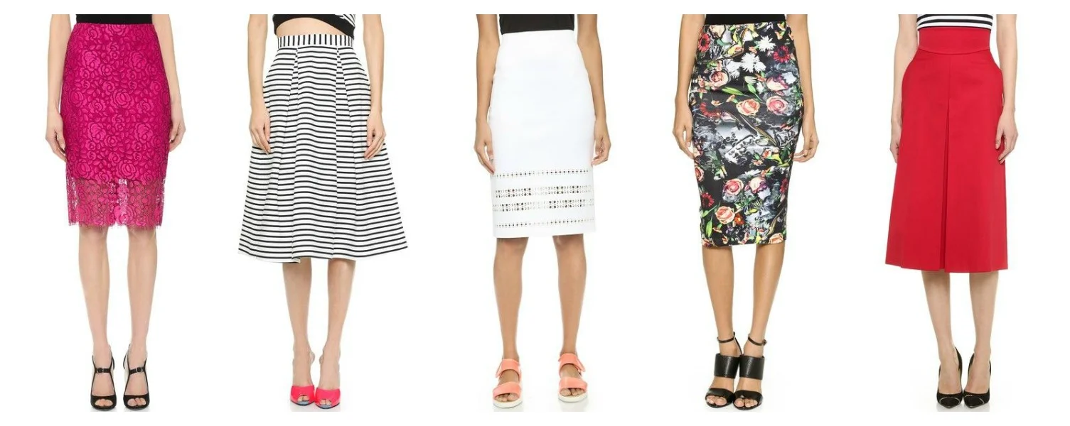 5 skirts that will make you feel like a lady.