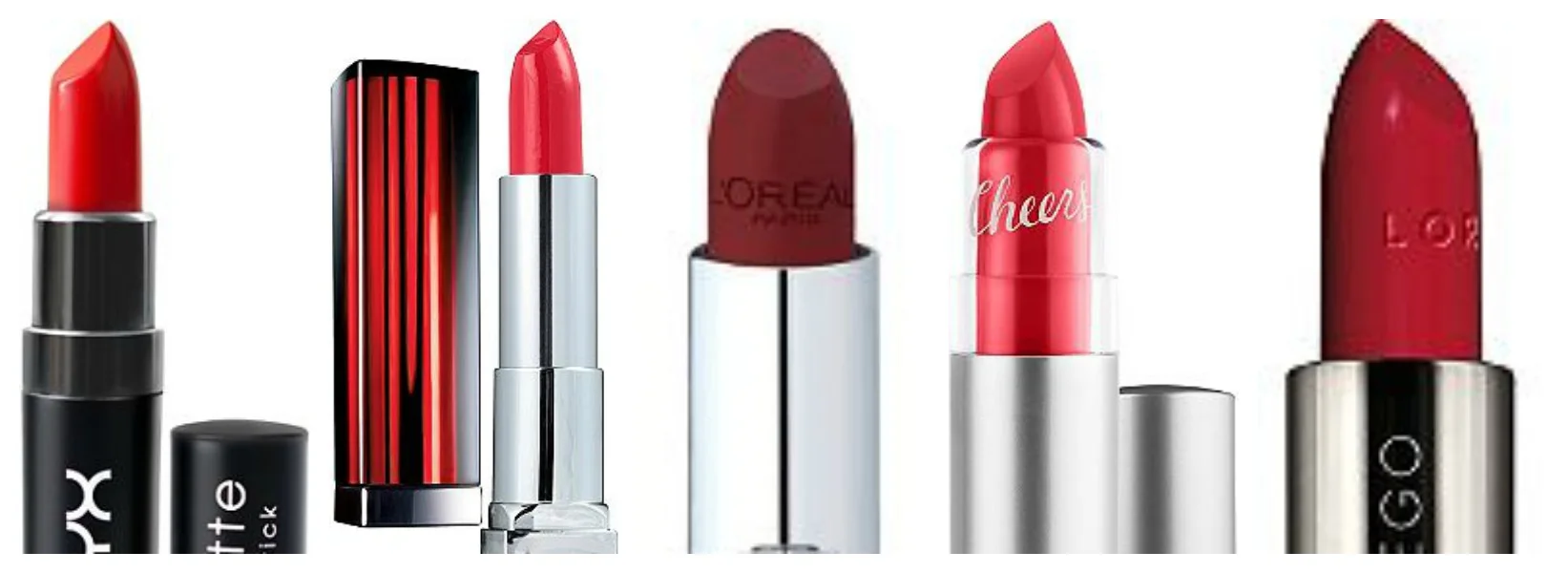 Beauty 411: My top 5 favorite red lipsticks.