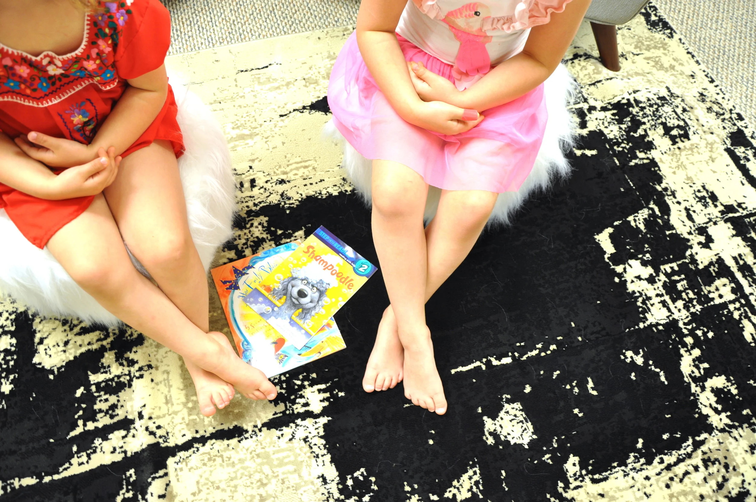 A chic reading nook with The RoomPlace