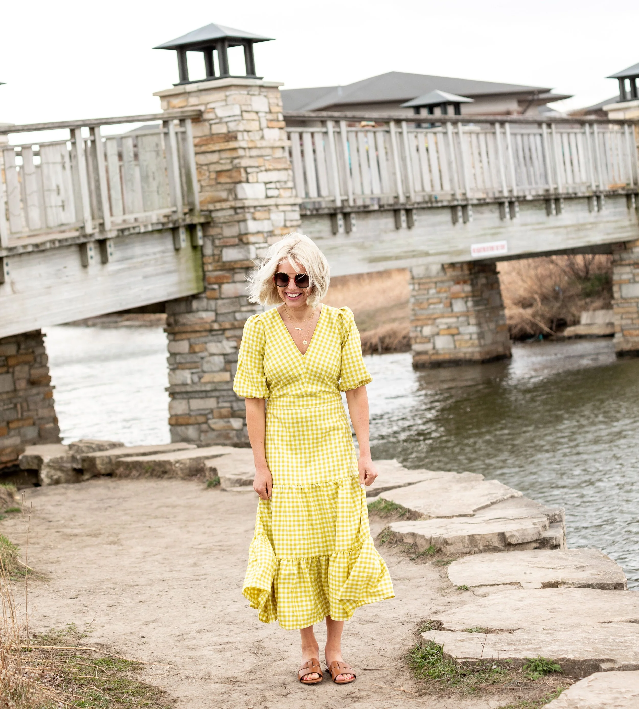 Spring dresses.