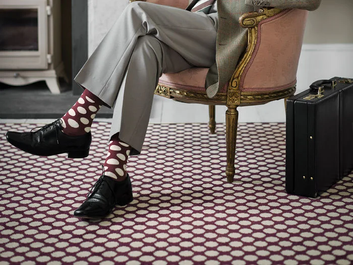 The Alternative Flooring Company Quirky Dotty Damson Carpet
