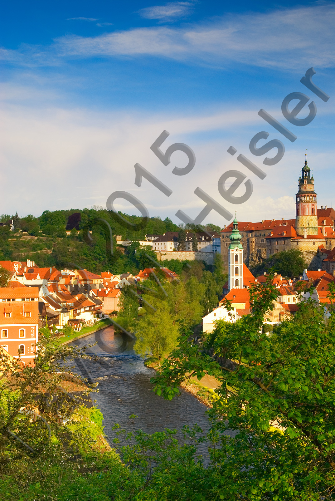 Cesky Krumlov at dawn
