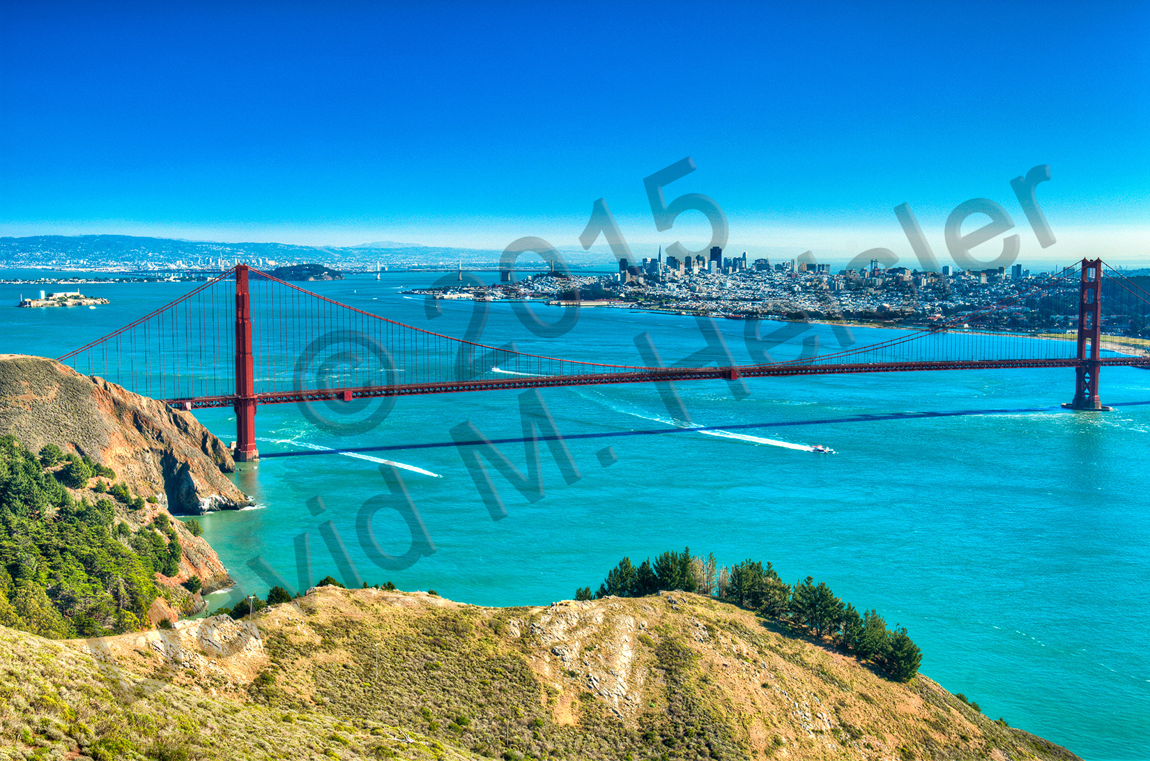 Golden Gate Bridge from the Marin Headlands