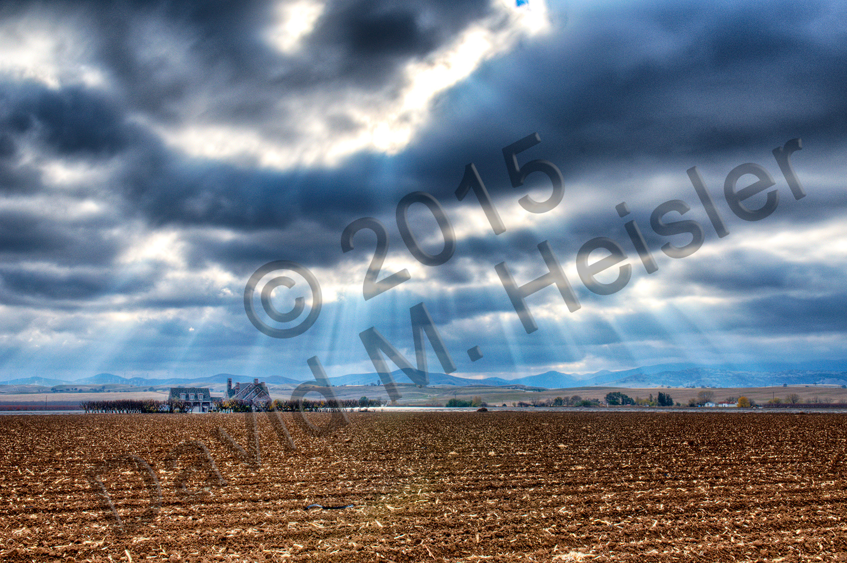 Brentwood farm before the storm