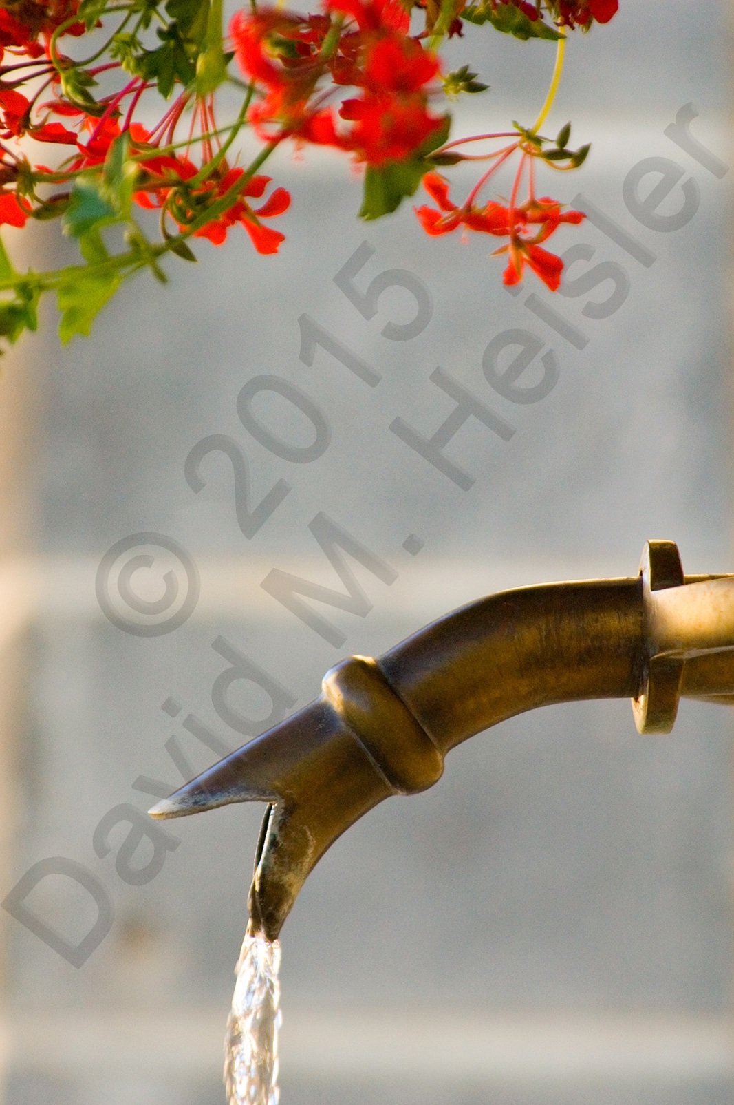 Greoux France fountain