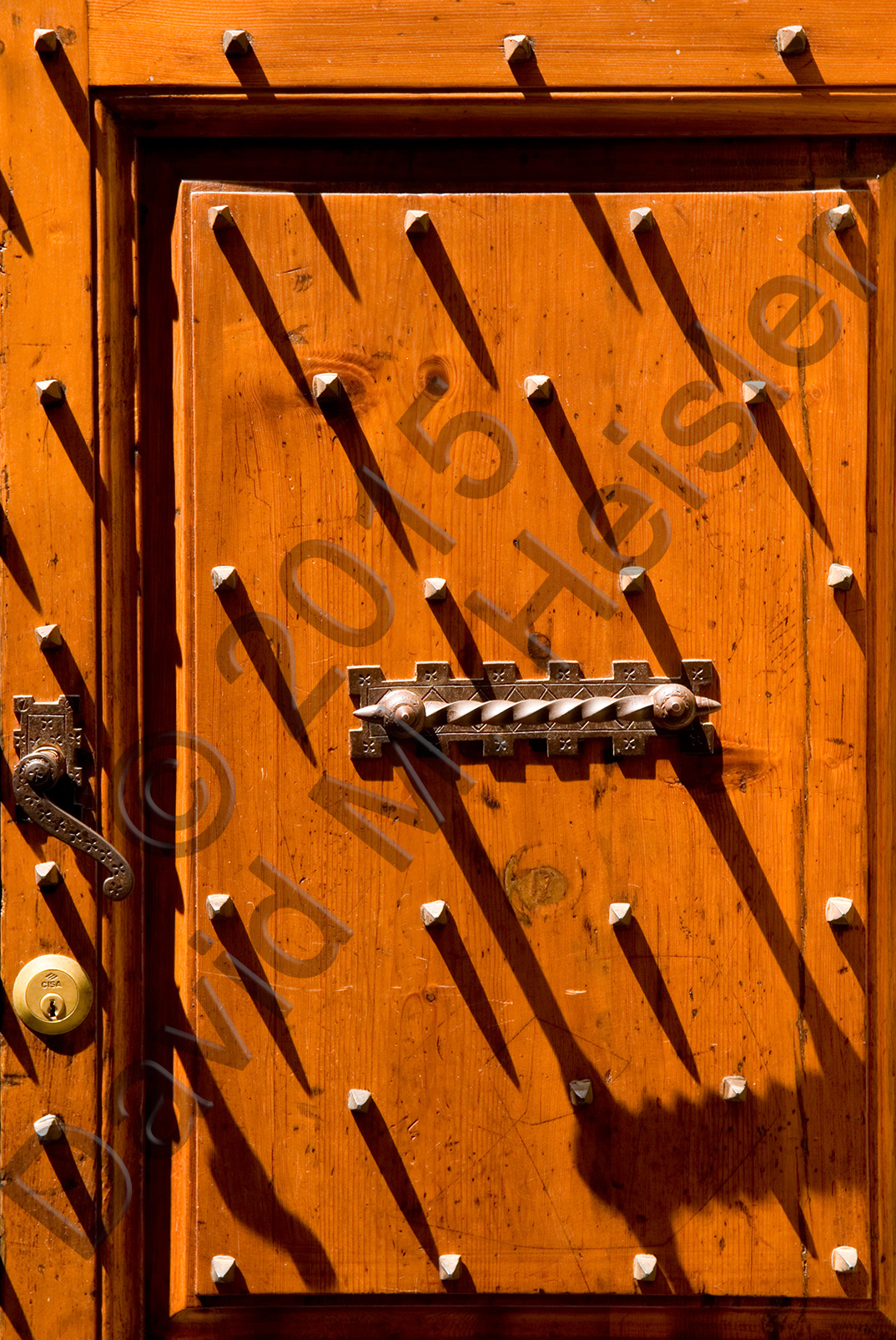 Volterra, Italy studded door