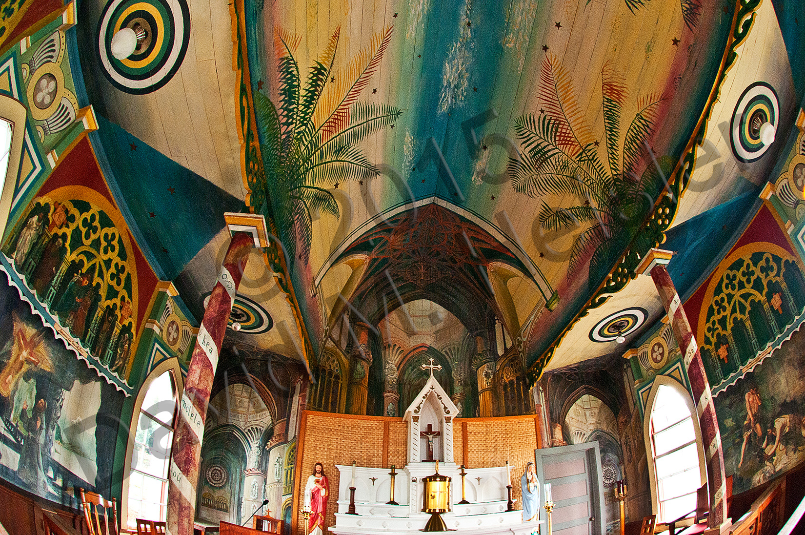The Painted Church interior