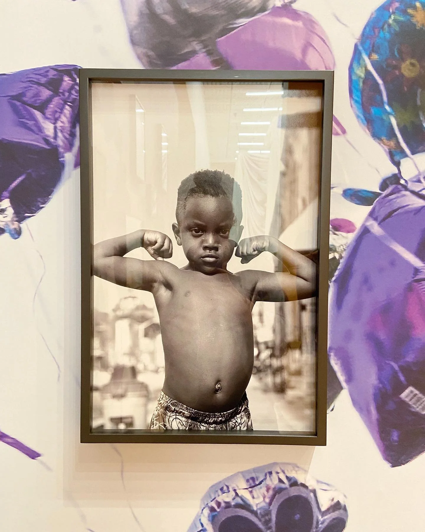 BMA is open through Sunday (and then closes through the end of the month) try and catch this SHAN Wallace exhibition &ldquo;410&rdquo;. It&rsquo;s gorgeous. @baltimoremuseumofart 
#baltimoreborn #bmorecreatives #bmorecity #bmoremom #photography