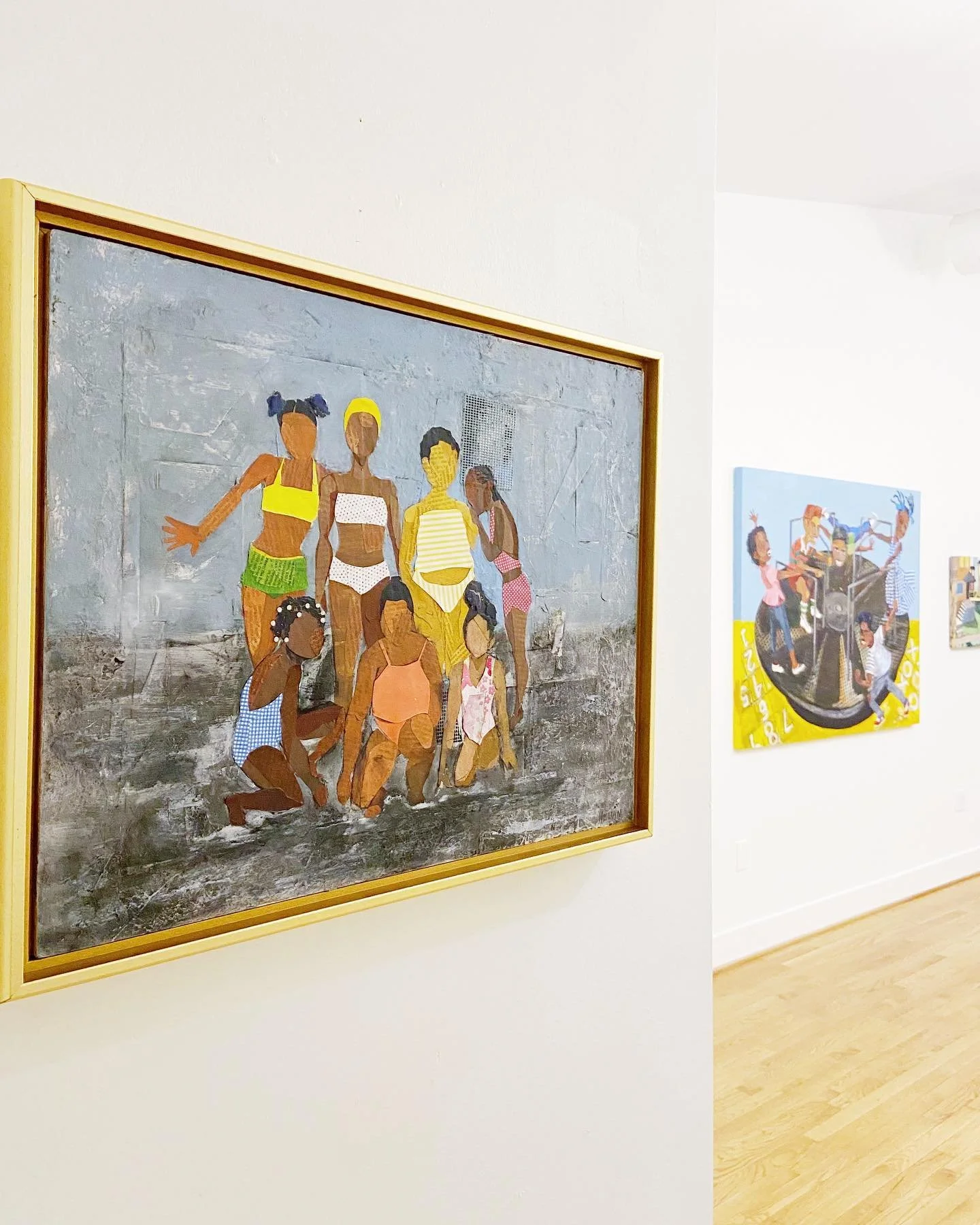 See you TONIGHT, 7-9pm, for the Opening Bash for &ldquo;TOBE&rdquo; a solo exhibition by @melvinnesbittjr at @sensegallery.dc !!!! 🎉 @stablearts 
#dchappenings #dcopening #acreativedc #dcartcollector #contemporaryartist #collageartist #dcartist #bla