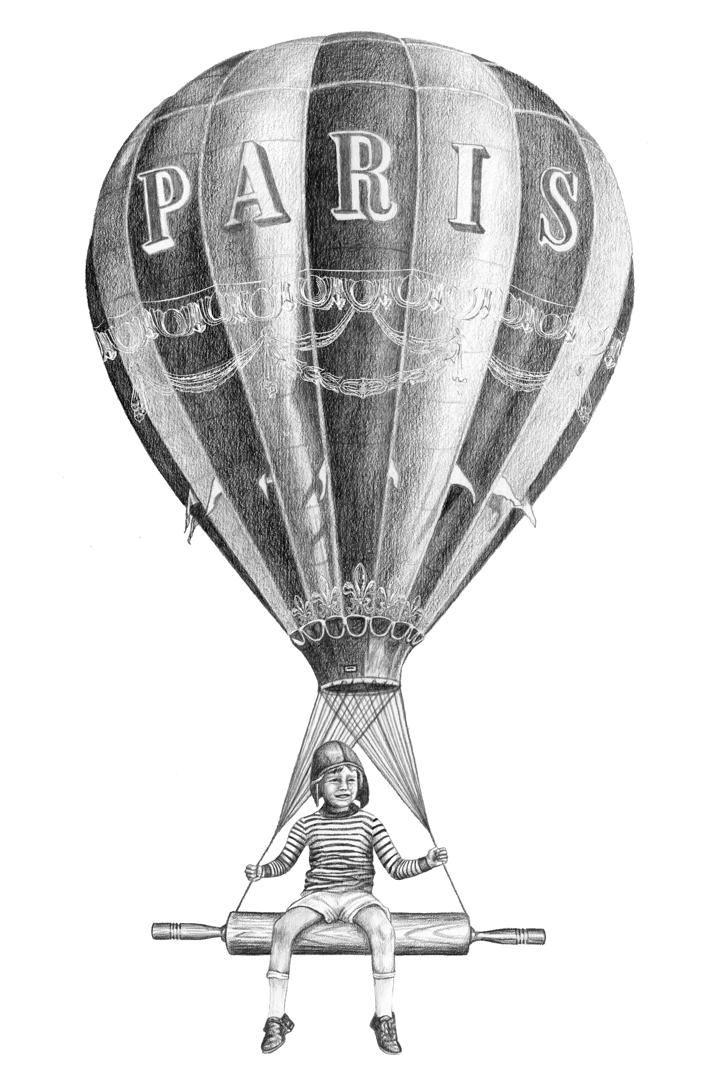 Paris Baguette Packaging Illustration