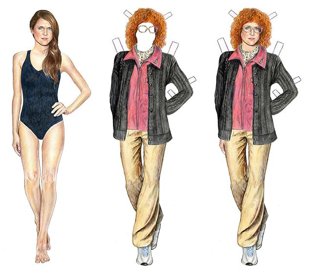 5/5 The Americans Elizabeth Jennings paper doll spy costumes... nurse Stephanie! That’s a wrap! #theamericans #kerirussell #elizabethjennings #paperdolls #drawing #illustration #coloredpencil #art #popculture #celebrity @theamericansfx