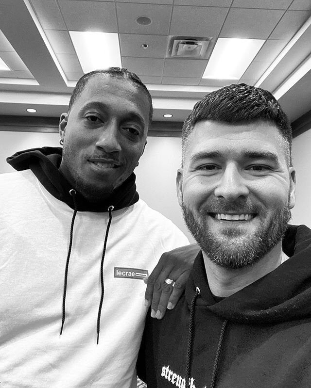 It was great to share the stage with @lecrae again. Thankful for this brother who faithfully serves the Lord. Grateful for his music that&rsquo;s been ministering to our band for years.