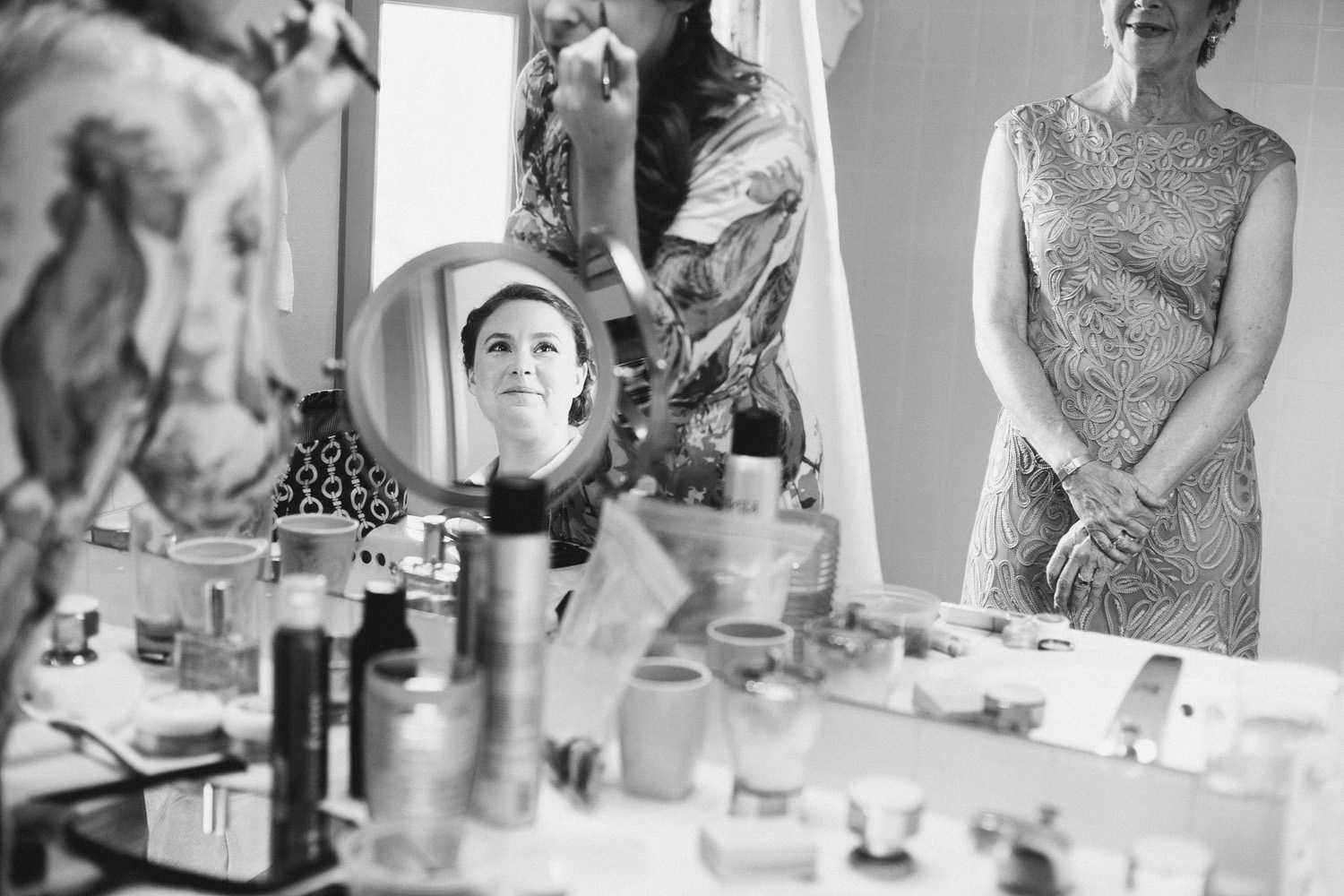 Bride in the Mirror | Austin Wedding Photographer | Lisa Woods Photography