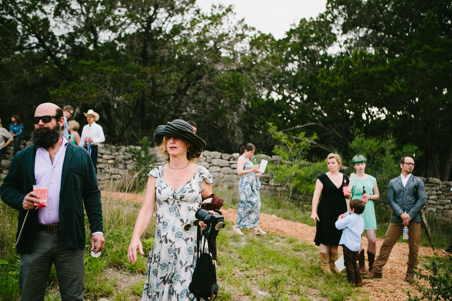 Home Ranch Wedding Guests | Hill Country of Texas | Lisa Woods Photography