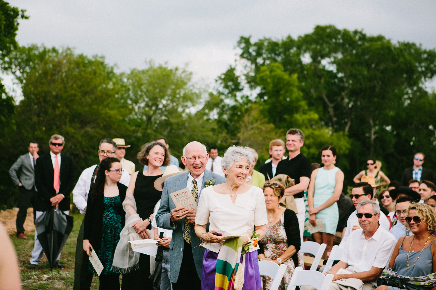Happy Wedding Guests | Home Ranch Wedding | Lisa Woods Photography