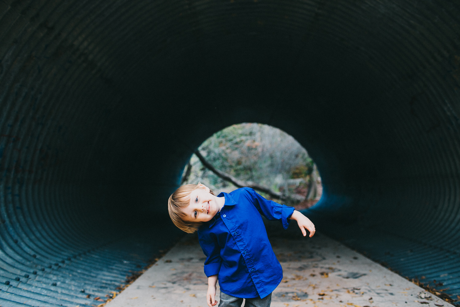 Cute Boy Urban Outdoor | Austin Family Photography | Lisa Woods Photography