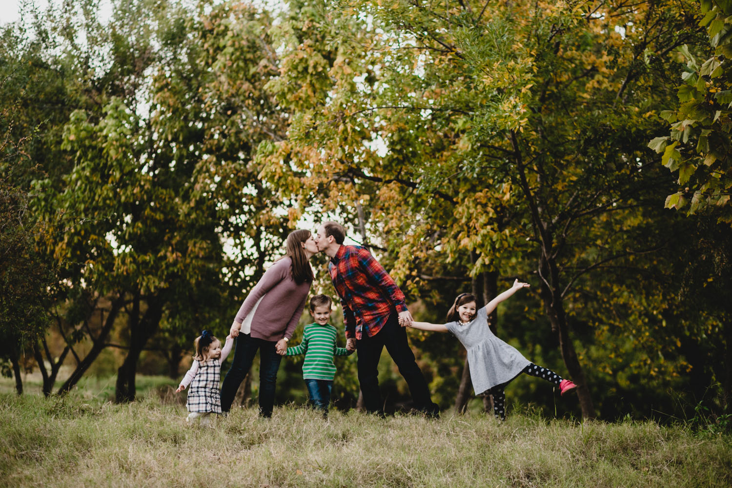 Houston Fall Holiday Family Portraits | Lisa Woods Photography